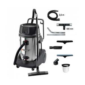 Aspirateur profesionnel  eau et poussière Comet CVP 378 XBH en Inox à 3 moteurs