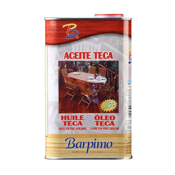 Huile De Teck Incolore Avec Filtre Solire 750 Ml