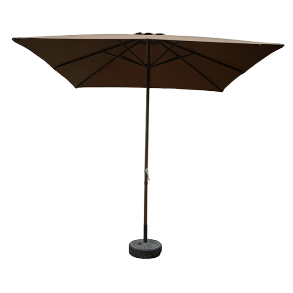 Parasol de jardin 3X3M Structure gris foncé