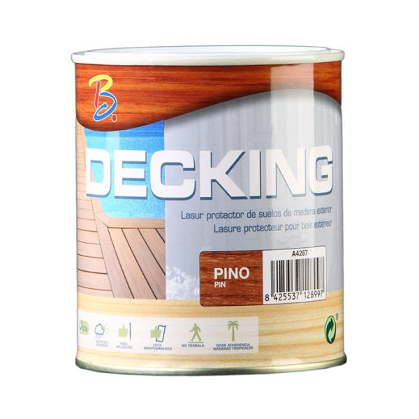 Lasure Decking Protection Pour Planchers Et Sol En Bois Incolore Mat
