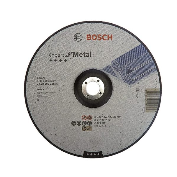 DISQUE TRONCONNER METAL 230X22X3MM EXP BOSCH ACC