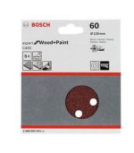 Disques abrasifs C430 Grain 60-125 mm 5 pièces Bosch