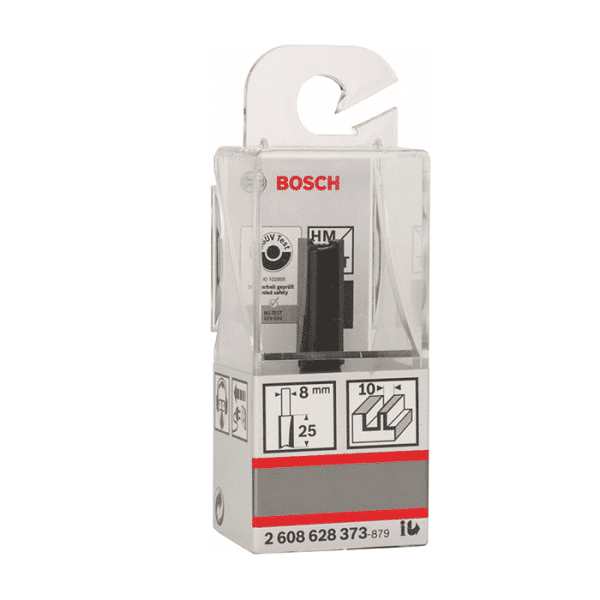 Fraise droit rainur 8mm 10mm l25mm g56mm BOSCH acc