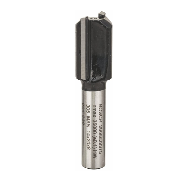 Fraise droit rainur 8mm 14mm l20mm g51mm BOSCH acc