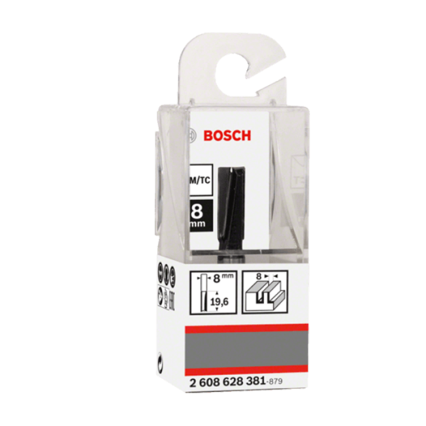 Fraise droit rainur 8mm 8mm l20mm g51mm BOSCH acc