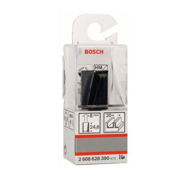 Fraise droit rainur 8mm 20mm 25mm g56mm BOSCH acc