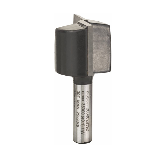 Fraise Droit Rainur 8Mm 25Mm L20Mm G51Mm Bosch Acc