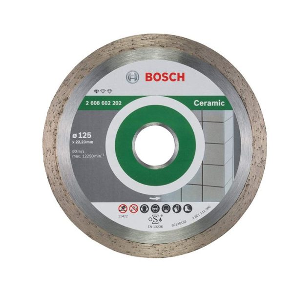 Disque diam ceramic 125x22.23 BOSCH acc