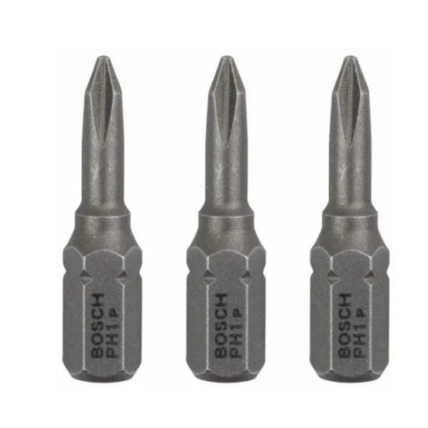 Jeu 3 embouts ph1-25 extra dur BOSCH acc