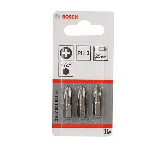 Jeu 3 embouts ph2-25 extra dur BOSCH acc