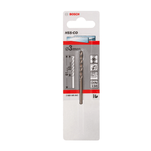 Foret hss-co 3.0x33x61mm BOSCH acc