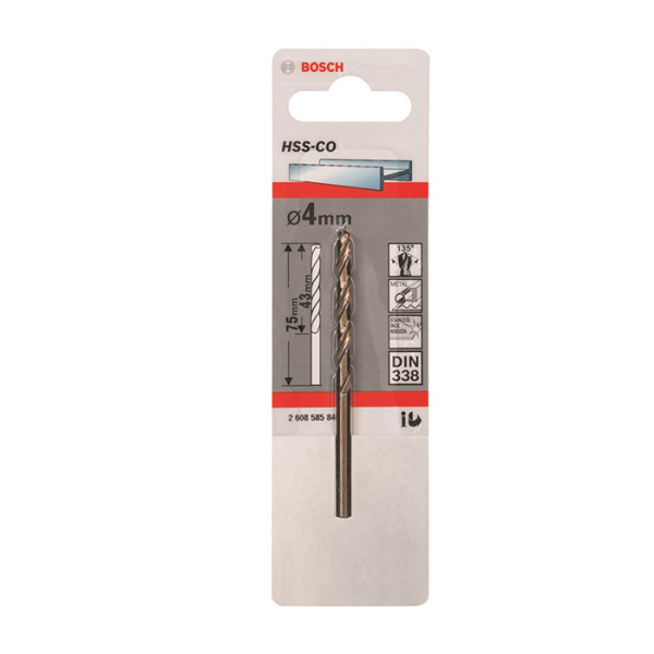 Foret hss-co 4.0x 43x75mm BOSCH acc