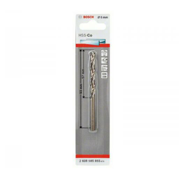 Foret hss-co 6.0x57x93mm BOSCH acc