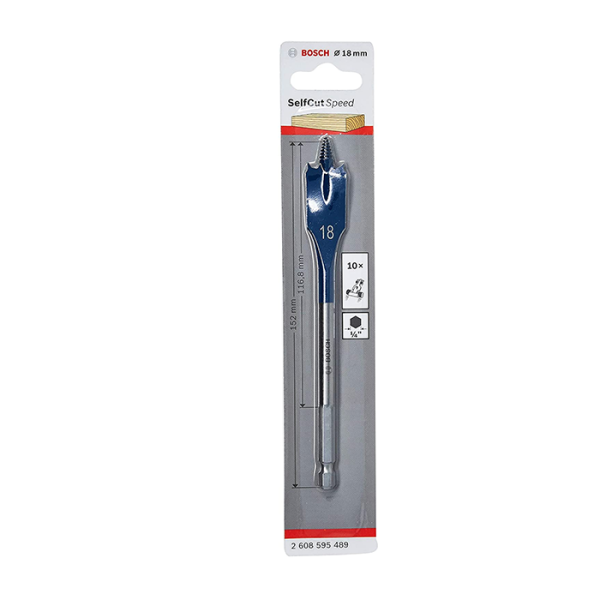 Meche plate selfcutspeed 6pan 18x152mm BOSCH acc