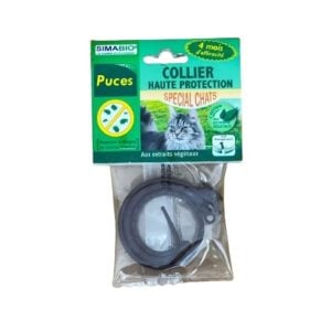 Collier pour chat anti-puces naturel
