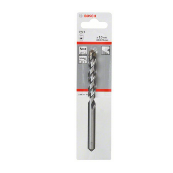 Foret a beton cyl-3 10x80x120mm d9mm BOSCH acc