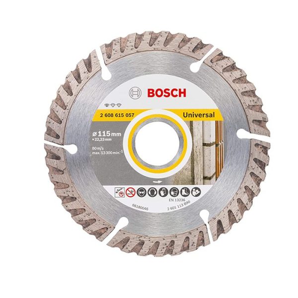 Disque diam universel 115x22.2 std BOSCH acc