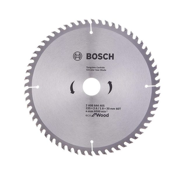 Lame circul 235x2.8/1.8x30 60t eco bois BOSCH acc