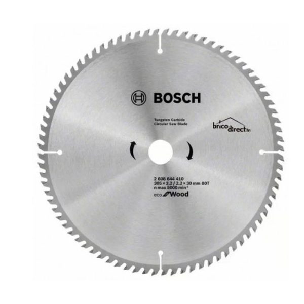 Lame circul 305x3.2/2.2x30 80t eco bois BOSCH acc