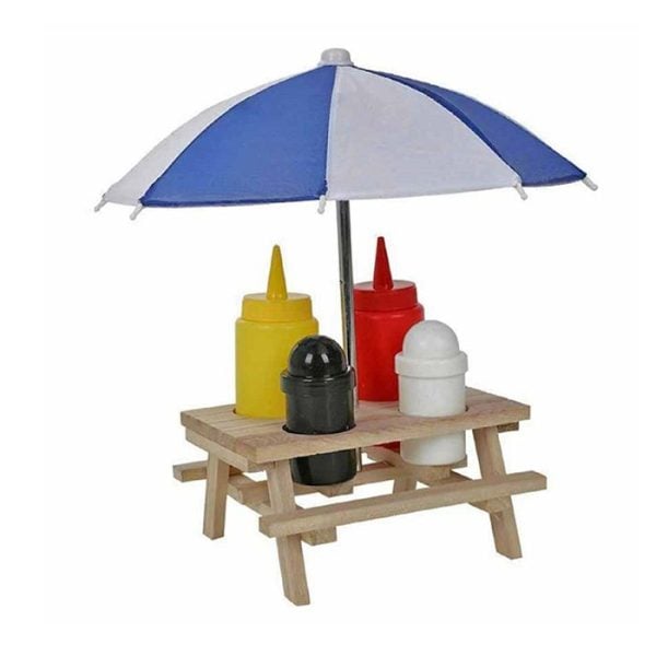 Set Cruet Avec Table 6Pcs