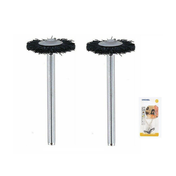 2 brosses soie couronne 403