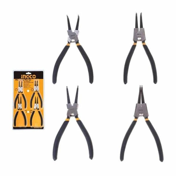 Set 4Pinces Circlip Acier Carb