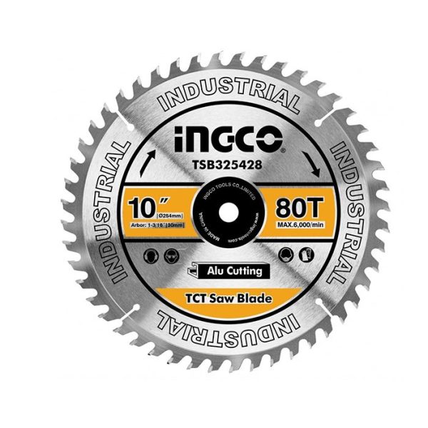 Disque alu 254mm 80 dents