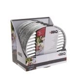 Set De 3 Barquettes En Aluminium 35 Cm