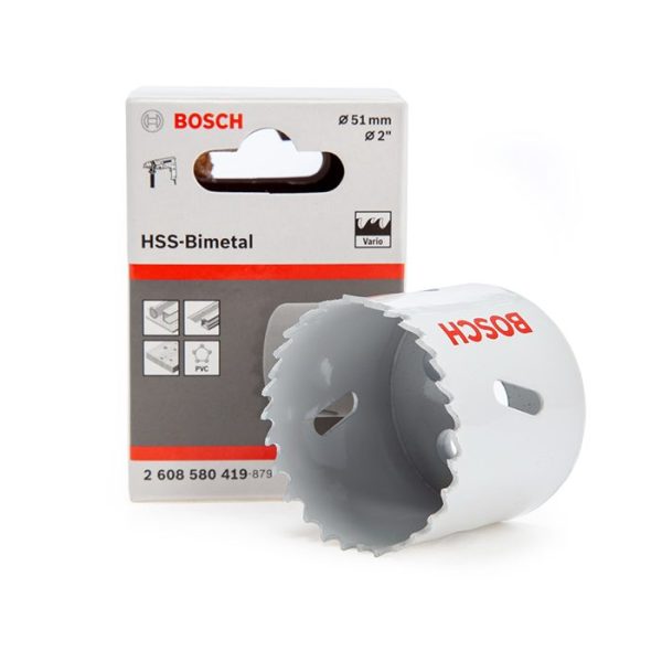 Scie-trepan hss bimetal 51 mm 2" BOSCH acc