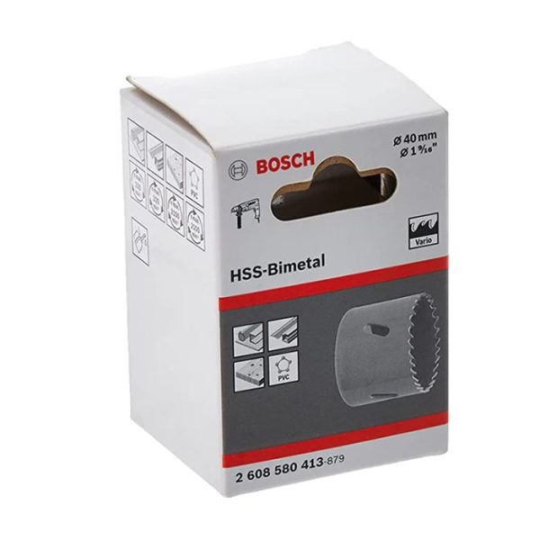 Scie-trepan hss bimetal 40 mm 1 9/16 BOSCH acc