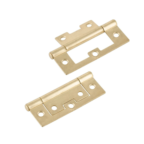 Charniere Portes Louvres 75Mm Laiton Pl