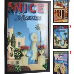 Image villes 38x58cm 3ass