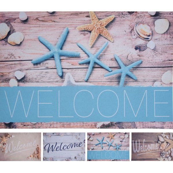 Tapis Polyester 38X58Cm Beach