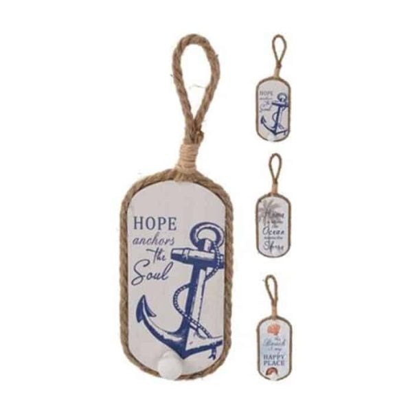 HANGTAG WOOD WITH ROPE 26CM