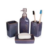 Accessoires Salle De Bain - Set De 4 Pièces