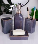 Accessoires Salle De Bain - Set De 4 Pièces – Image 3