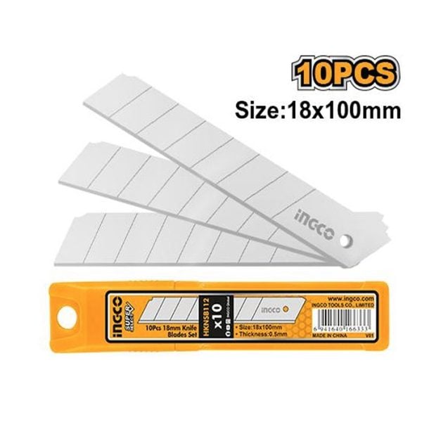 Boîte de 10 lames de cutter 18*100mm
