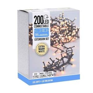 Guirlande lumineuse de noël connectable - 200 led