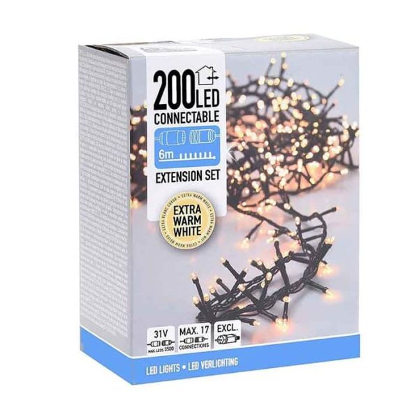 Guirlande lumineuse de noël connectable - 200 led