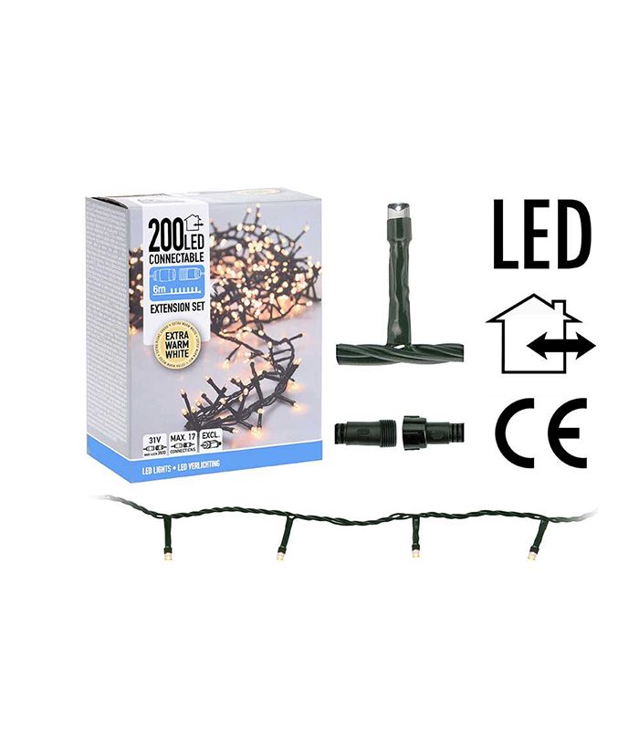 Guirlande lumineuse de noël connectable - 200 led – Image 2