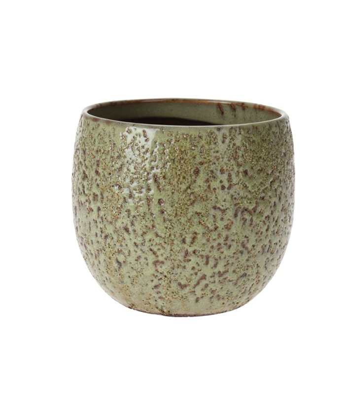 Pot A Fleurs 16X13Cm Vert – Image 2
