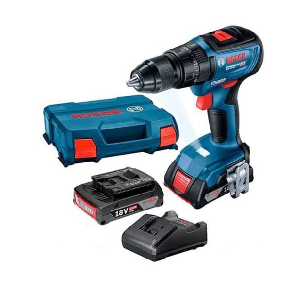 Perceuse à percussion sans fil gsb 18v50 2x2ah BOSCH