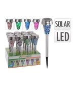 Balise Solaire Mosaïque De Verre H38 Cm Led – Image 2