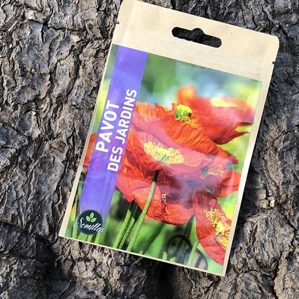 Sachet De Graines Pavot Des Jardins