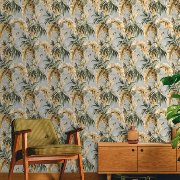 Papier Peint Tropical Leaves