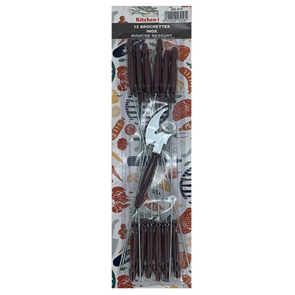 Brochettes de barbecue - set de 12 pièces