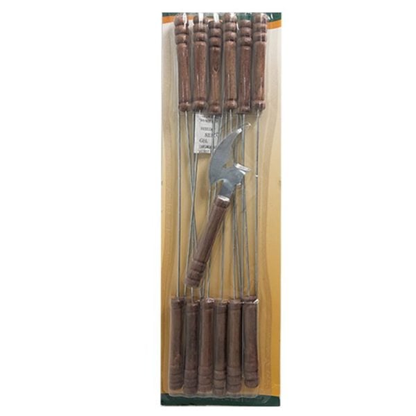Brochettes de barbecue- set de 12 pièces
