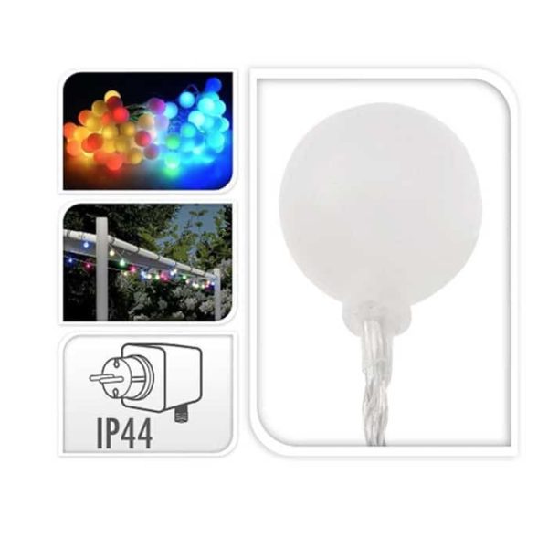 Guirlande Lumineuse De Fête Et Jardin Led - 80 Ampoules