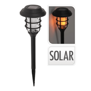 Lampe Solaire Led Pp 34Cm Avec Piquet