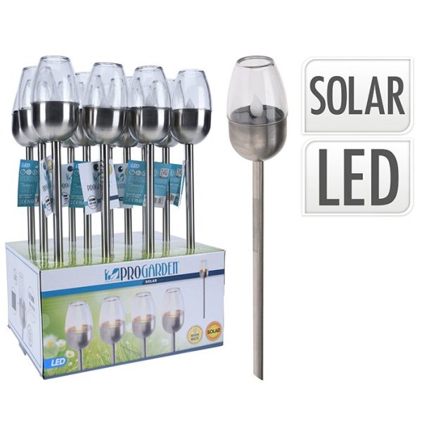 Lampe De Jardin Solaire H39Cm Led